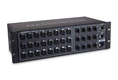 Allen & Heath AR2412 - Remote AudioRack for GLD and Qu mixers: 24 Mic/Line, 12 XLR Out, dSNAKE Cat5