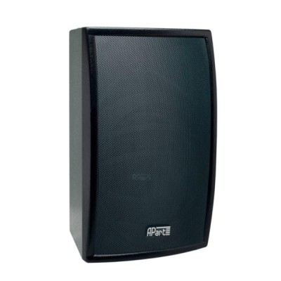 (2) Apart MASK8F-BL  8" two-way full range wooden design cabinet loudspeaker, 8 ohms / 300 watts,