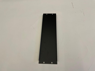 U-shaped aluminium front panel 2u