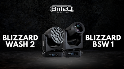 Briteq lanceert twee krachtige IP65 moving heads: de WASH2 en BSW1!