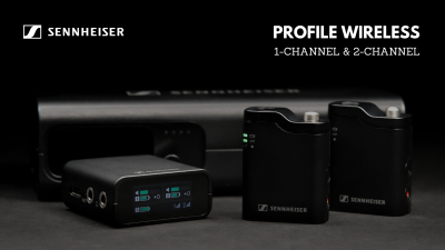 Sennheiser Profile Wireless – Now Available in a 1-Channel Version