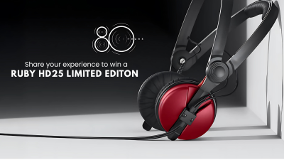 80 Years of Sennheiser – Win a Unique HD 25 Ruby Red!