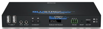 Blustream IP250UHD-RX - IP Multicast UHD Video Receiver over 1Gb Network