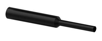 Polyolefin shrink sleeve - 6 mm - Black - 2:1 - 500mm - 20pcs