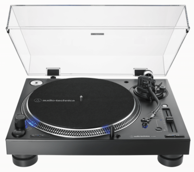 Audio Technica AT-LP140XP Silver: Professional Direct-Drive Manual Turntable