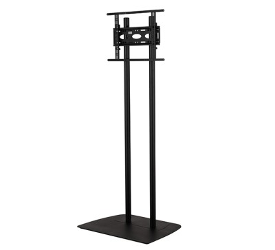 Universal Flat Screen Floor Stand (VESA 600 x 400) - Twin 1.8m Ø50mm Poles