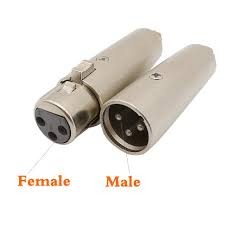 Adapter RCAf/XLRm - Adapter RCA female - XLR male (2 pcs)