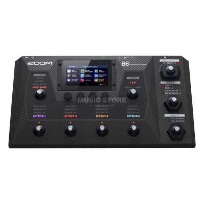 Zoom B6 - Multi-Effects Processor for Bassists