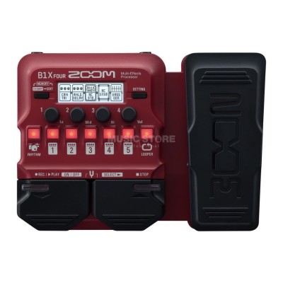 Zoom B1X FOUR - Bass Effects Pedal with Expression Pedal