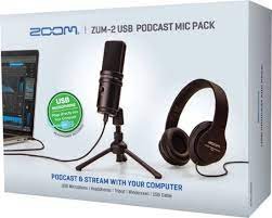 ZOOM ZUM-2PMP - USB Podcast Mic Pack