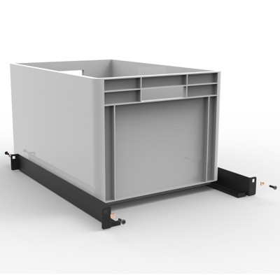 Plastic crate H 27 with drawer profile SET