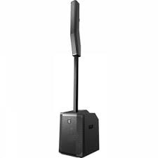 Portable column system, EU, black, consists of 12" Subwoofer, 1 Column Array (8x3,5"), 1 sub pole incl. carrying bag for array+pole, Bluetooth streaming, 4+ Input Mixer incl. Effects, QuickSmartLink