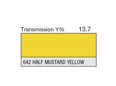 Lee Rol 642 - 1/2 Mustard Yellow (7,62m x 1,22m)