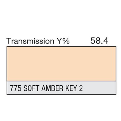 Lee Rol 775 - Soft Amber Key 2 (7,62m x 1,22m)