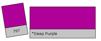 Lee Rol 797 - Deep Purple (7,62m x 1,22m)