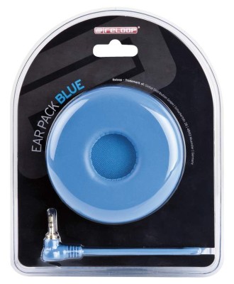 EARPACK/REPLACEMENTWIRE(CURLEDBLUE)