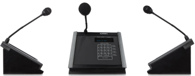 Q-SYS 16-Button Wall Mounted Page Station; with Gooseneck (G) Microphone