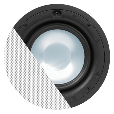 Audac CELO8S - High-end 8" ceiling subwoofer White version