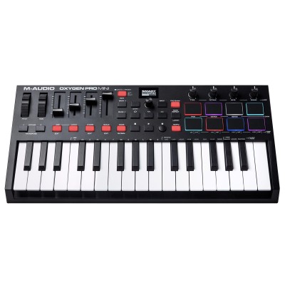 OXYGENPROMINIi: 32-Mini-key USB MIDI Controller with Smart Controls and Auto-mapping