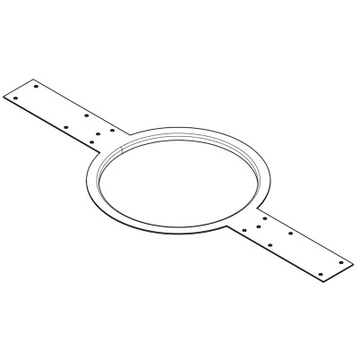 Flanged mud ring bracket for pre-installation of AD-C6T-LP in sheetrock or plast