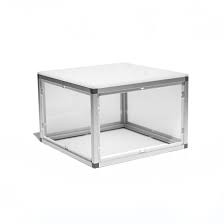 1m X 1m Transparent Glass Stage Panel - single pack