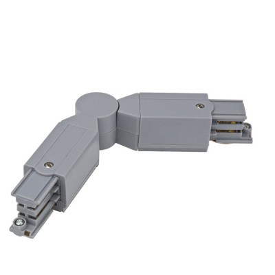 Flexible connector Silver 3-circuit track IP20
