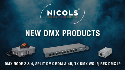 Nicols: Nieuwe DMX producten