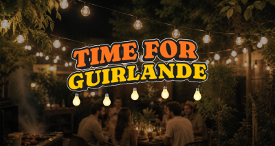 Guirlandes - de sfeerverlichting voor buiten!