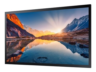 Samsung QM55R-T - 55" Diagonal Class (54.6" viewable) - QMR-T Series LED-backlit LCD display - digital signage - with touchscreen - 4K UHD (2160p) 3840 x 2160 - edge-lit - black