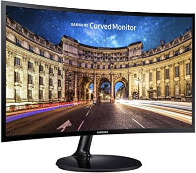 Samsung C27F390FHR - LED monitor - curved - 27" - 1920 x 1080 Full HD (1080p) @ 60 Hz - VA - 250 cd/m² - 3000:1 - 4 ms - HDMI, VGA - black