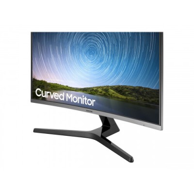 Samsung C32R500FHR - LED monitor - curved - 32" (31.5" viewable) - 1920 x 1080 Full HD (1080p) @ 75 Hz - VA - 300 cd/m² - 3000:1 - 4 ms - HDMI, VGA - dark grey/blue