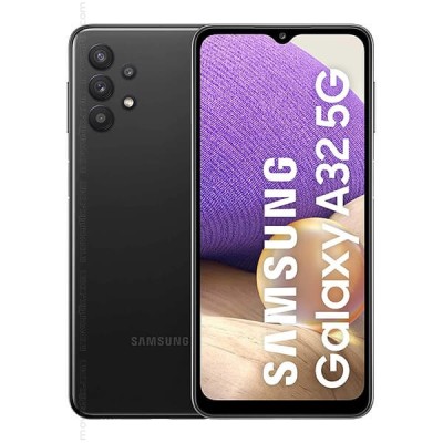 Samsung Galaxy A32 5G - 5G smartphone - dual-SIM - RAM 4 GB / 128 GB - microSD slot - LCD display - 6.5" - 1600 x 720 pixels - 4x rear cameras 48 MP, 8 MP, 5 MP, 2 MP - front camera 13 MP - awesome black