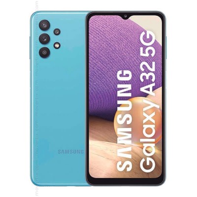 Samsung Galaxy A32 5G - 5G smartphone - dual-SIM - RAM 4 GB / 128 GB - microSD slot - LCD display - 6.5" - 1600 x 720 pixels - 4x rear cameras 48 MP, 8 MP, 5 MP, 2 MP - front camera 13 MP - awesome blue