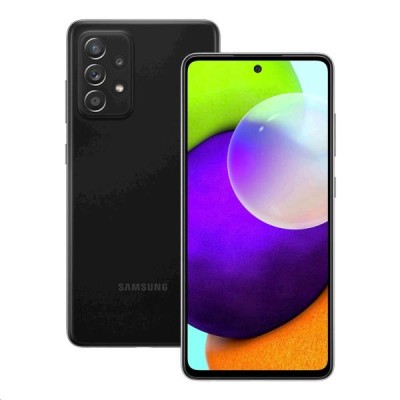 Samsung Galaxy A52s 5G - Enterprise Edition - 5G smartphone - dual-SIM - RAM 6 GB / 128 GB - microSD slot - OLED display - 6.5" - 2400 x 1080 pixels - 4x rear cameras 64 MP, 12 MP, 5 MP, 5 MP - front camera 32 MP - awesome black