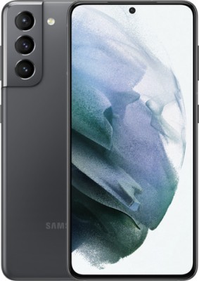Samsung Galaxy S21 5G - 5G smartphone - dual-SIM - RAM 8 GB / 128 GB - OLED display - 6.2" - 2400 x 1080 pixels (120 Hz) - 3x rear cameras 12 MP, 12 MP, 64 MP - front camera 10 MP - phantom grey