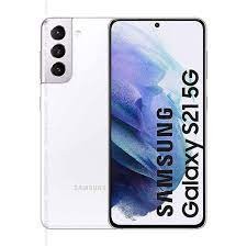 Samsung Galaxy S21 5G - 5G smartphone - dual-SIM - RAM 8 GB / 128 GB - OLED display - 6.2" - 2400 x 1080 pixels (120 Hz) - 3x rear cameras 12 MP, 12 MP, 64 MP - front camera 10 MP - phantom white