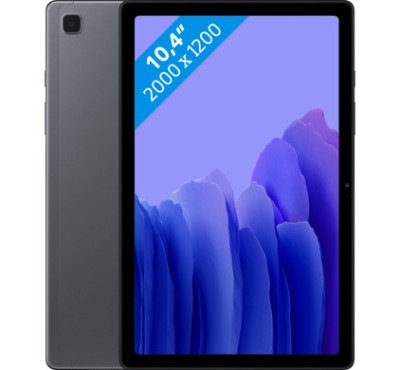 Samsung Galaxy Tab A7 - Tablet - Android - 64 GB - 10.4" TFT (2000 x 1200) - microSD slot - 3G, 4G - dark grey