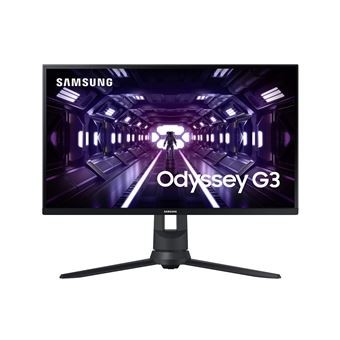 Samsung Odyssey G3 F24G35TFWU - LED monitor - 24" - 1920 x 1080 Full HD (1080p) @ 144 Hz - VA - 250 cd/m² - 3000:1 - 1 ms - HDMI, VGA, DisplayPort - black