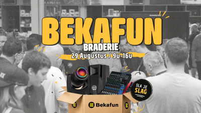 De parkingverkoop wordt de Bekafun Braderie!
