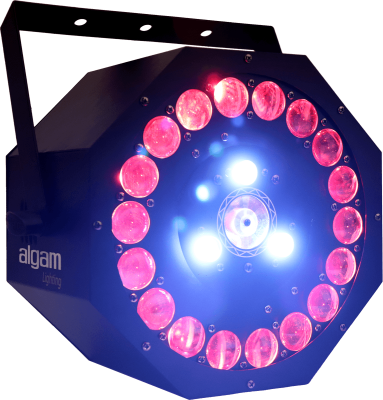 ALGAM LIGHTING - SUNFLOWER LED effect 3 x 18W en 1 met laser