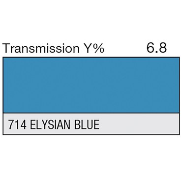 Lee Rol 714 - Elysian Blue (7,62m x 1,22m)
