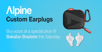 €25 off custom Alpine earplugs!