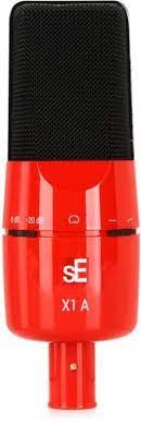sE Electronics - X1 A Red/Black - Entry-level studio condenser microphone with best-in-class performance and features.