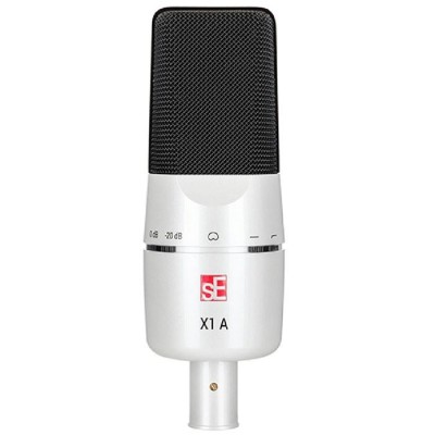 sE Electronics - X1 A White/Black - Entry-level studio condenser microphone with best-in-class performance and features.