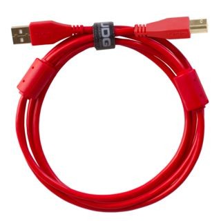 UDG U95001RD Ultimate Audio Cable USB 2.0 A-B Red Straight 1m