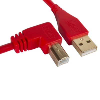 UDG U95004RD Ultimate Audio Cable USB 2.0 A-B Red Angled 1m