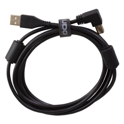 UDG U95005BL Ultimate Audio Cable USB 2.0 A-B black Angled 2m