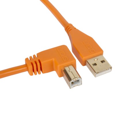 UDG U95005OR Ultimate Audio Cable USB 2.0 A-B Orange Angled 2m