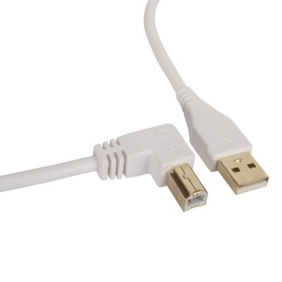 UDG U95005WH Ultimate Audio Cable USB 2.0 A-B White Angled 2m