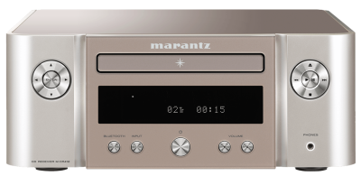 Marantz MCR412 CD speler en versterker met DAB+, FM en Bluetooth Silver-Gold